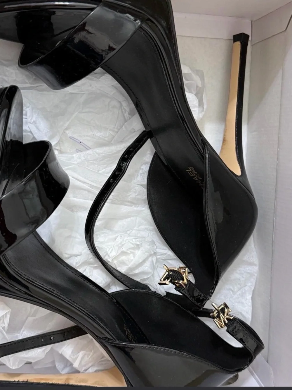 Michael Kors shiny patent